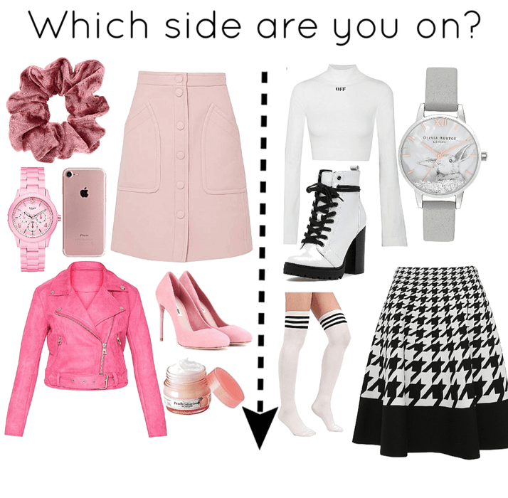 Pink or Black and White?