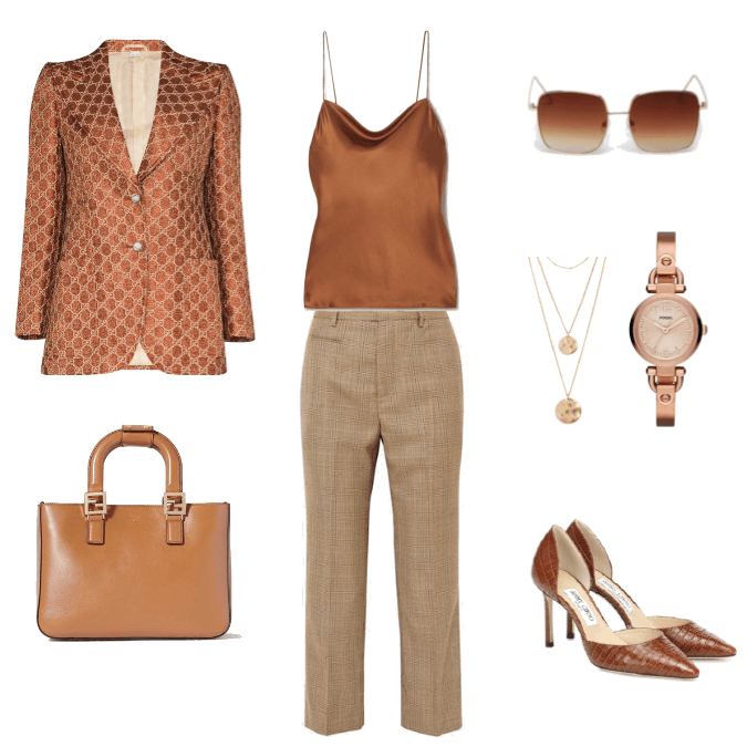 Terracotta Business Networking Outfit
