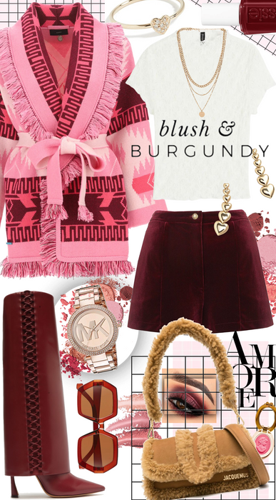 Blush & Burgundy