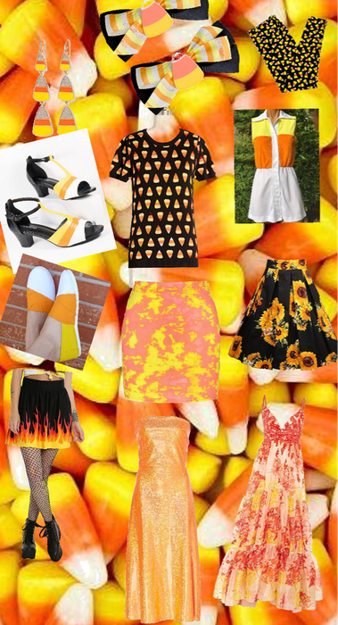 Candy corn outfits