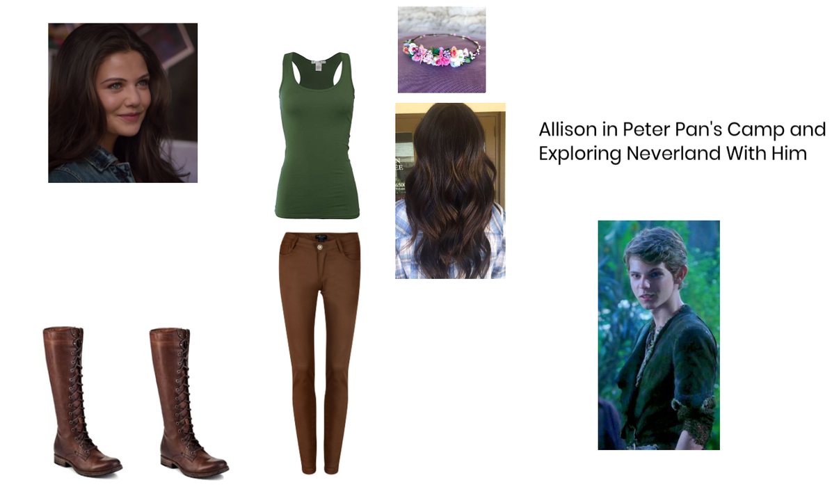 Allison in Peter Pan's Camp and Exploring With Him
