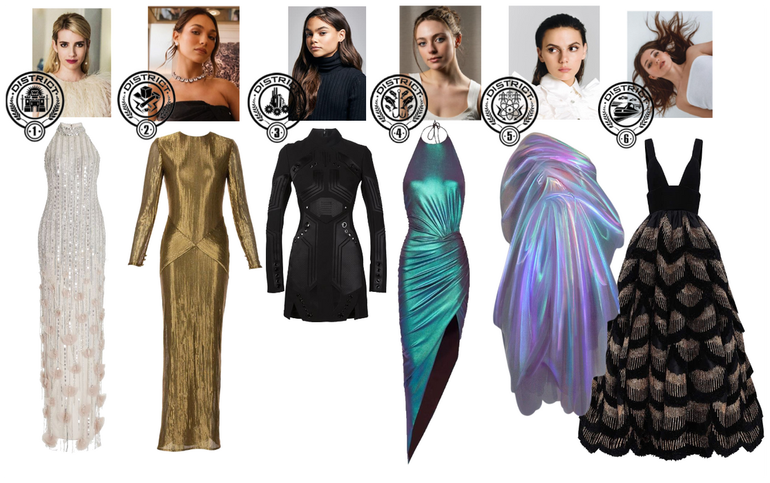 Districts 1-6 Interview Dresses