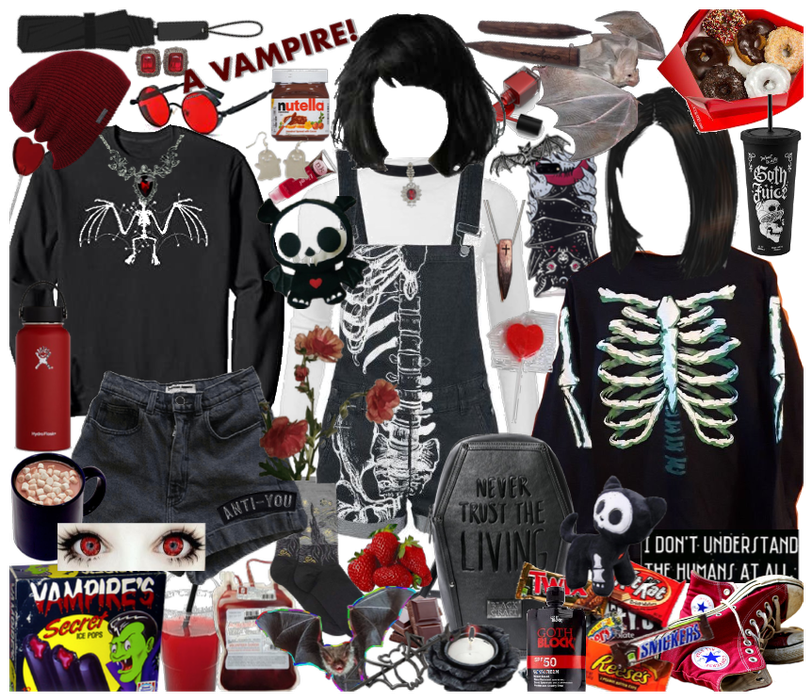 Young Vampire Girl Outfit