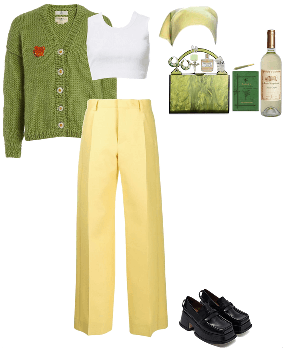 Knitwear for a spring picnic