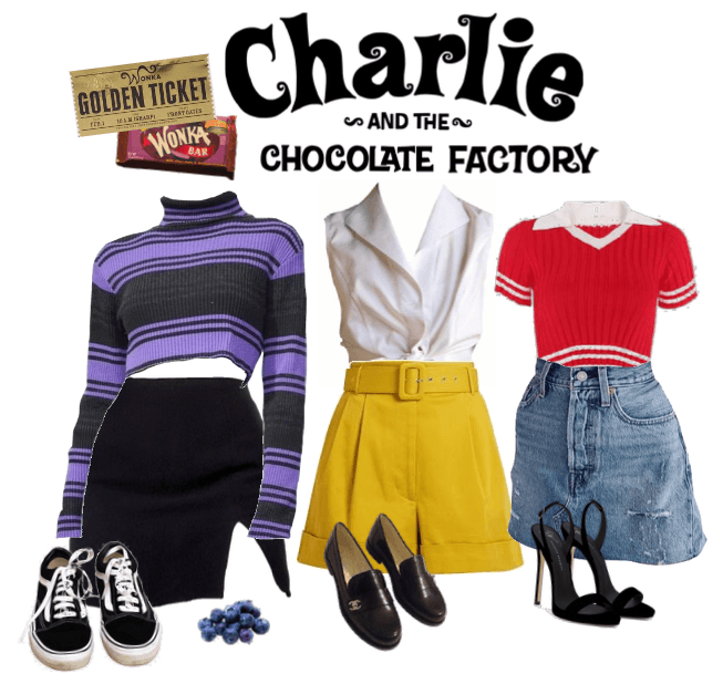 willy wonka & the chocolate factory inspired looks