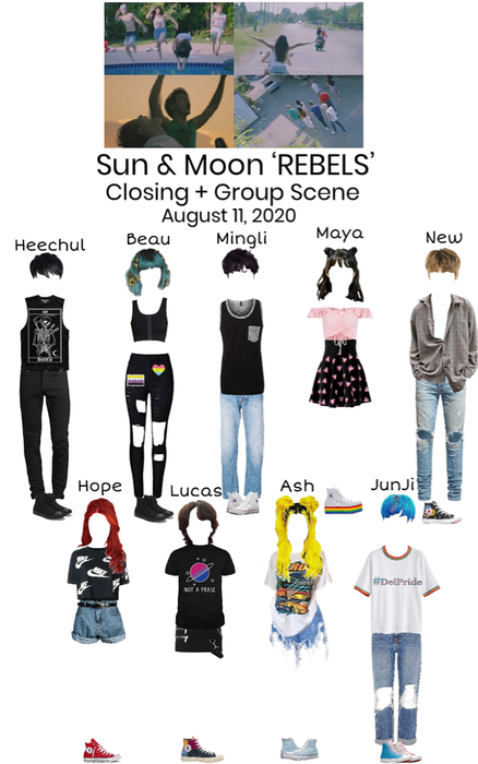 Sun & Moon ‘REBELS’ Closing + Group Scene