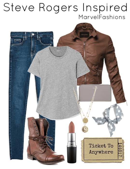 Steve Rogers Inspired Outfit