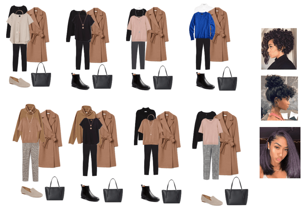 Camel Coat Outfit Capsule