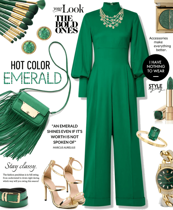 Emerald + Gold