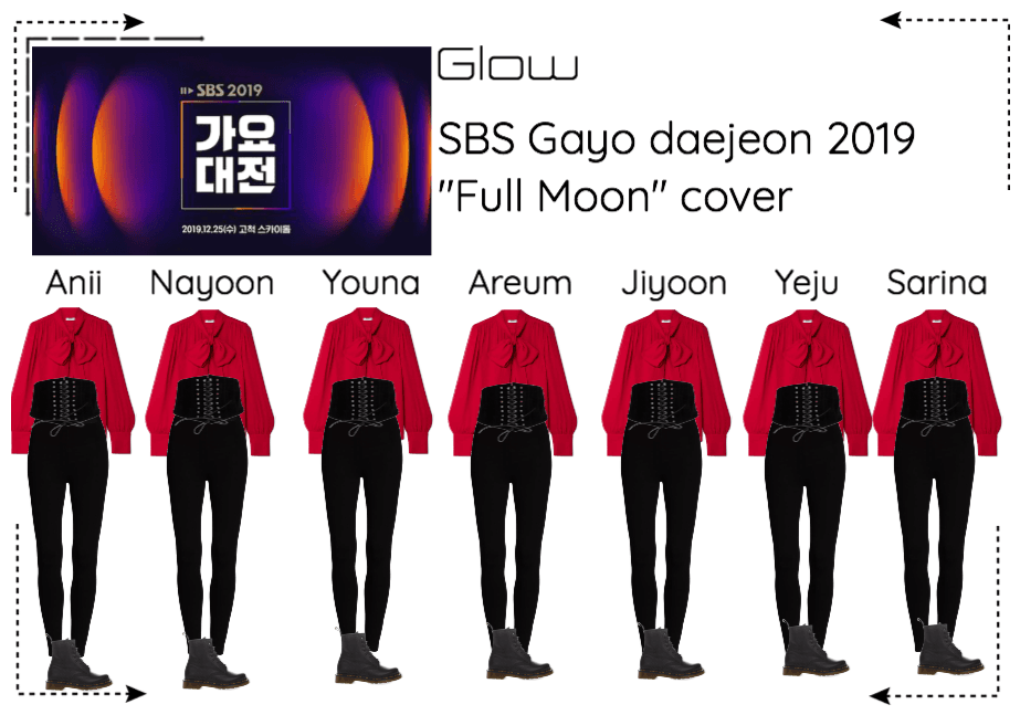 Glow SBS gayo daejeon 2019 "Full Moon" cover