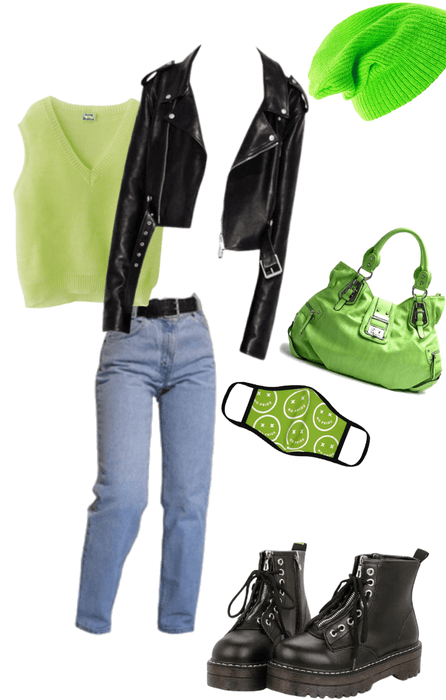 Lime Green Vest