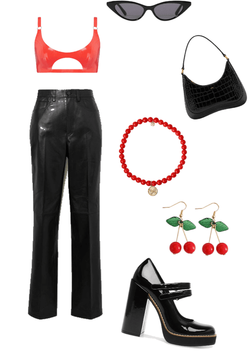 Cherry outfit (Harry Styles Fine line)