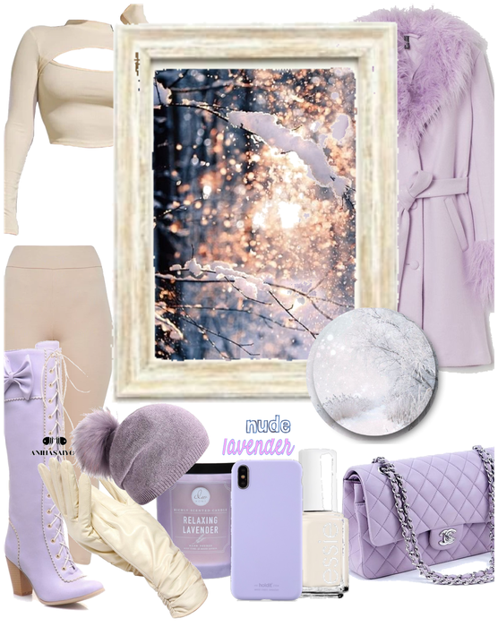 Lavender and Nude