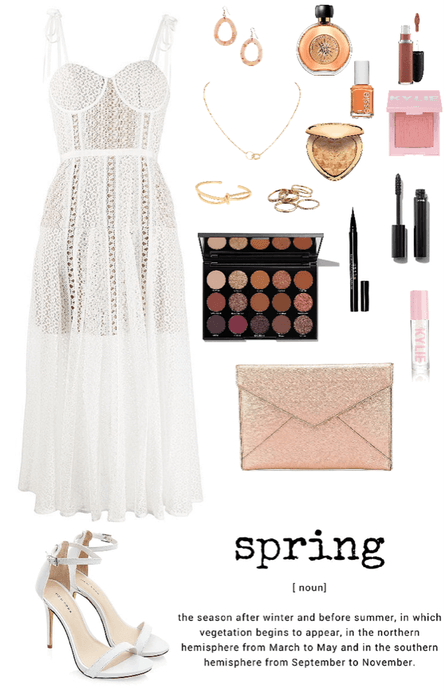 Spring Midi Dress Look