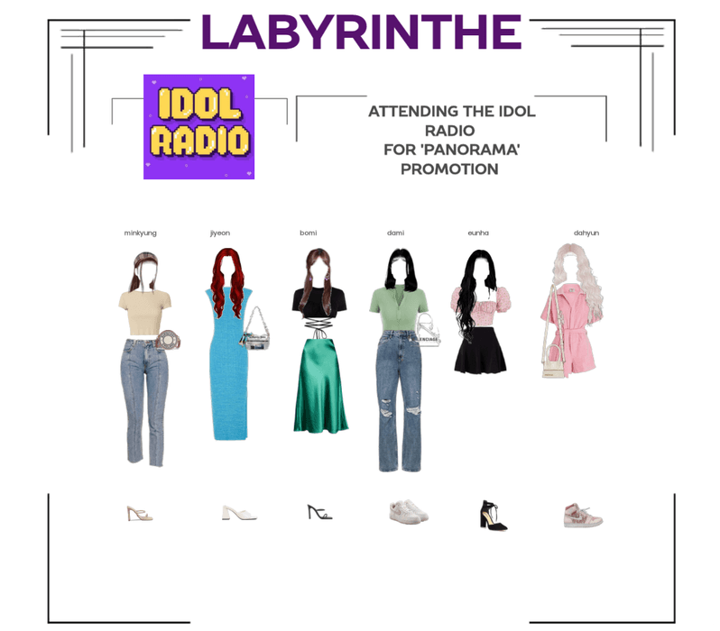 LABYRINTHE attending the IDOL RADIO