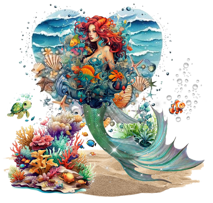 Watercolor Mermaid Example