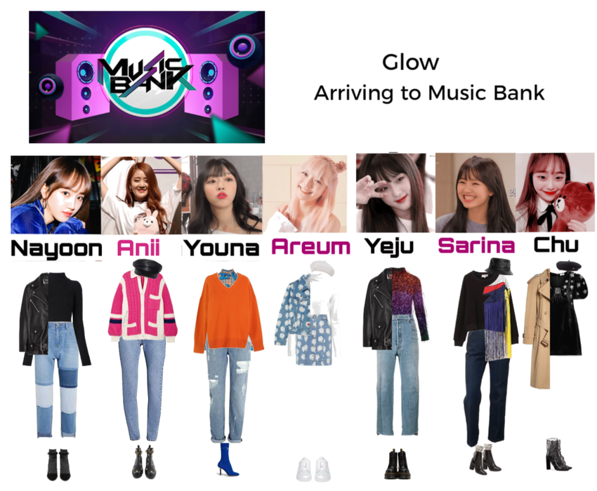 Glow arriving to music bank Outfit | ShopLook