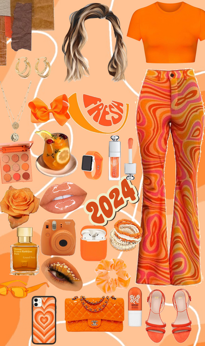 orange outfit