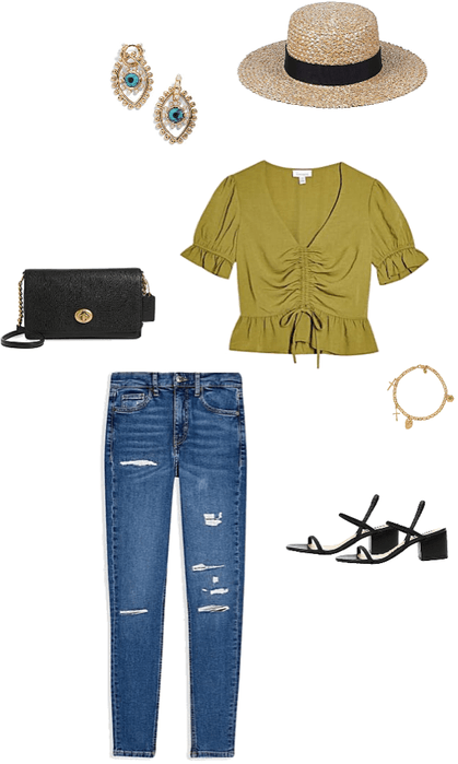 Green olive top