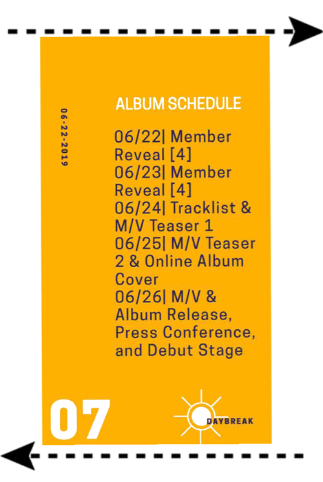 Daybreak’s album schedule