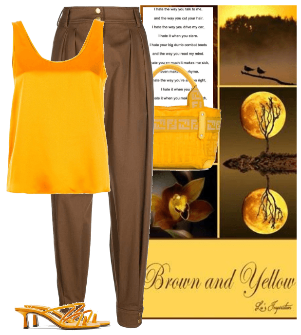 brown and yellow