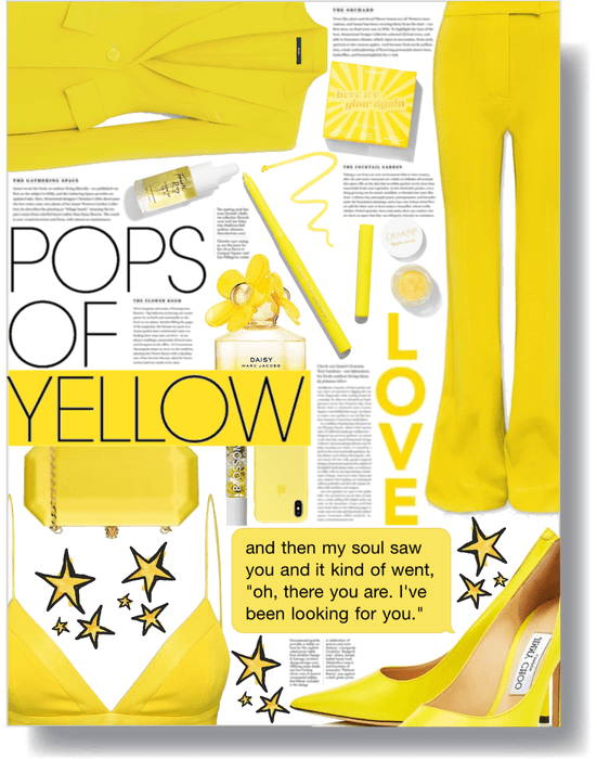 pops of yellow 💛