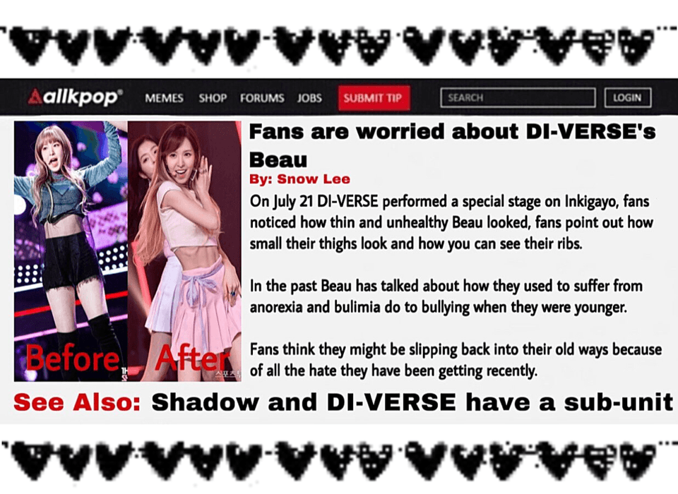 DI-VERSE News Fans Worry About Beau..