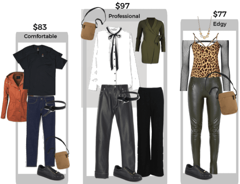 Three Affordable Outfits