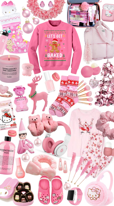Pink Christmas Aesthetic
