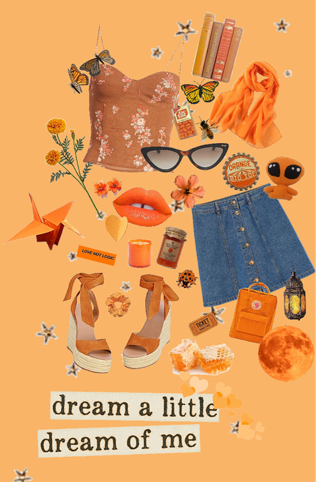 orange outfit 🍊🧡