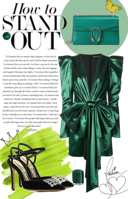 how to stand out : emerald beauty