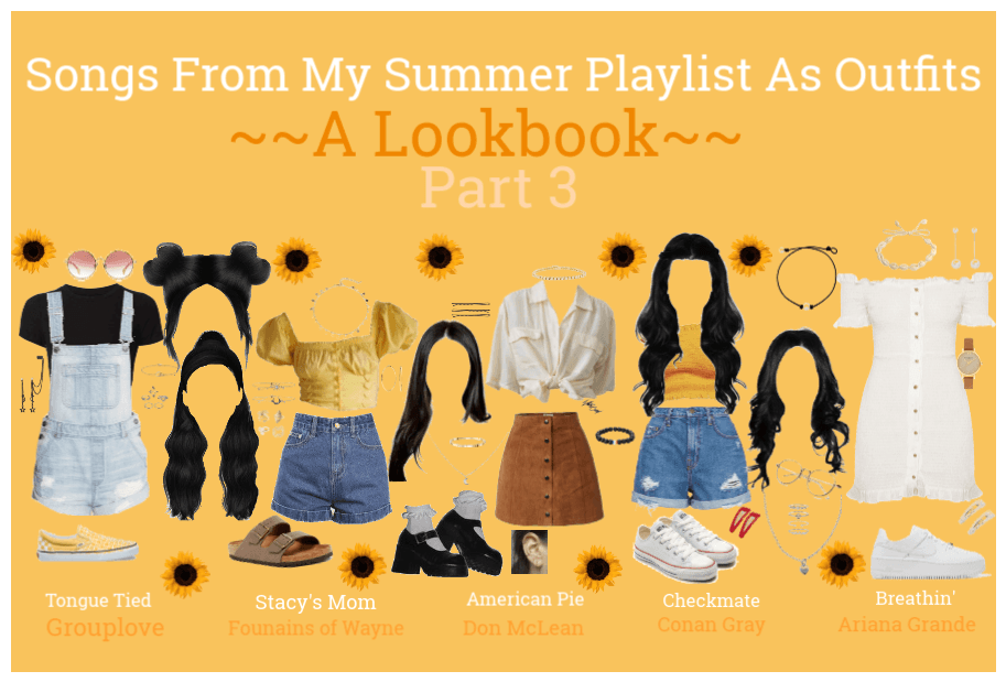 Songs From My Summer Playlist As Outfits~3