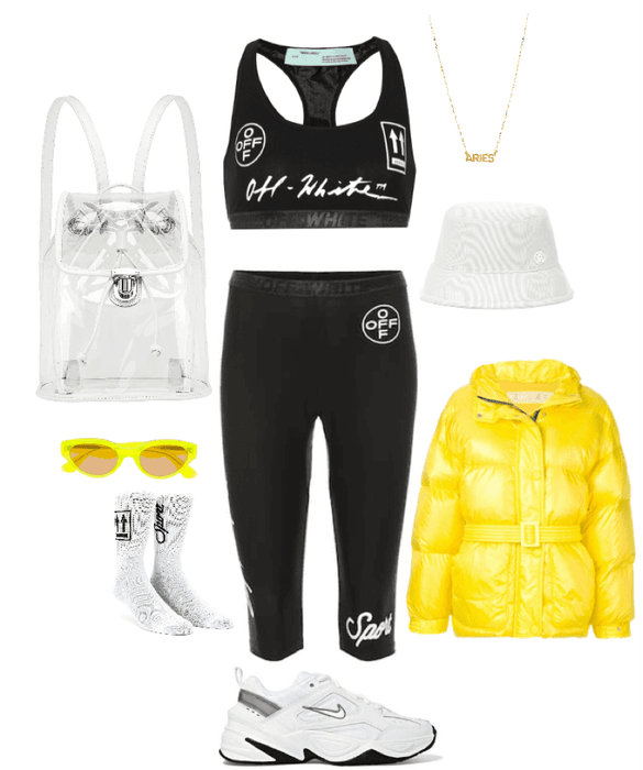 trendy sport outfit