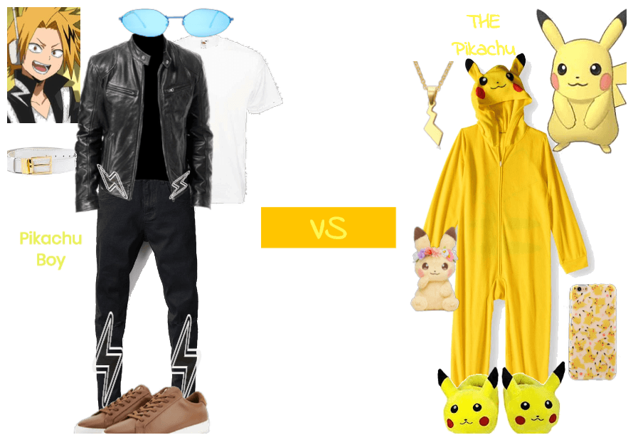 Pikachu boy vs. Pikachu