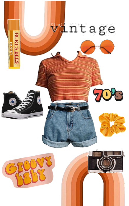 vintage 70’s inspired outfit
