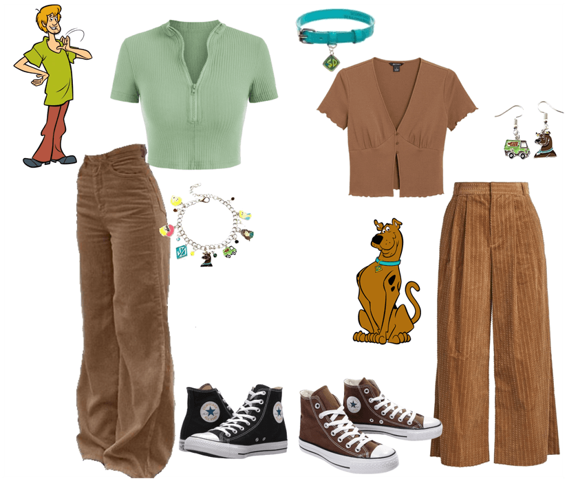 last minute shaggy and scooby doo costumes