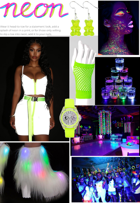 Blacklight Party Outfit