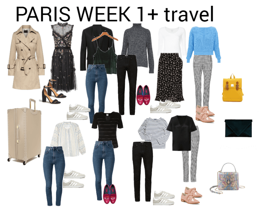 paris week 1 outfits