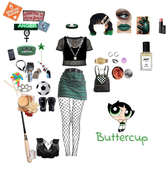 PPG: Buttercup💚🖤😤( The Brute)