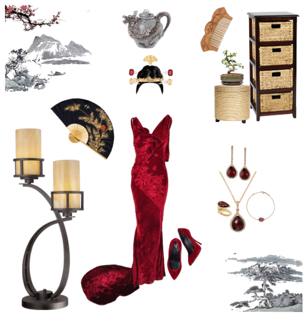 Princess in red Chinese vibes byGiada Orlando 2019