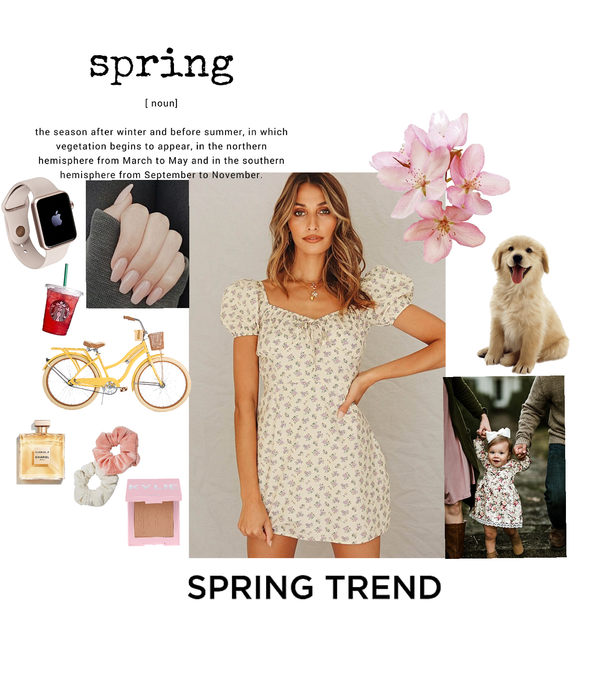 spring midi dress