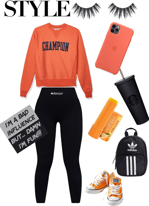 black and orange color challenge