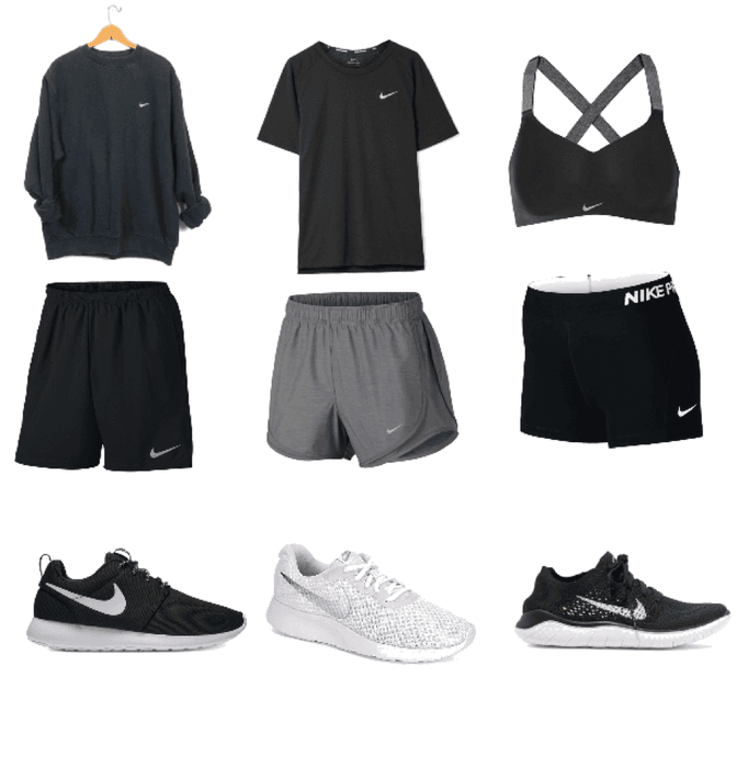 Nike workout.