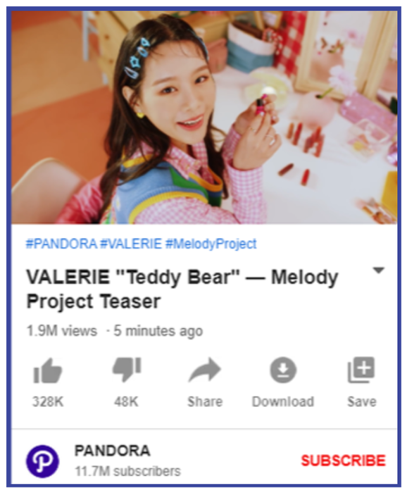 VALERIE "Teddy Bear" Project Teaser
