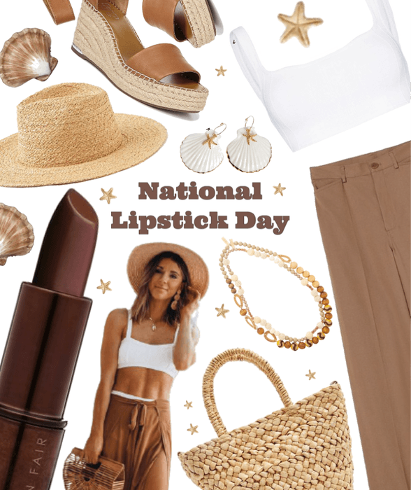 national lipstick day! 🐚🤎🤎