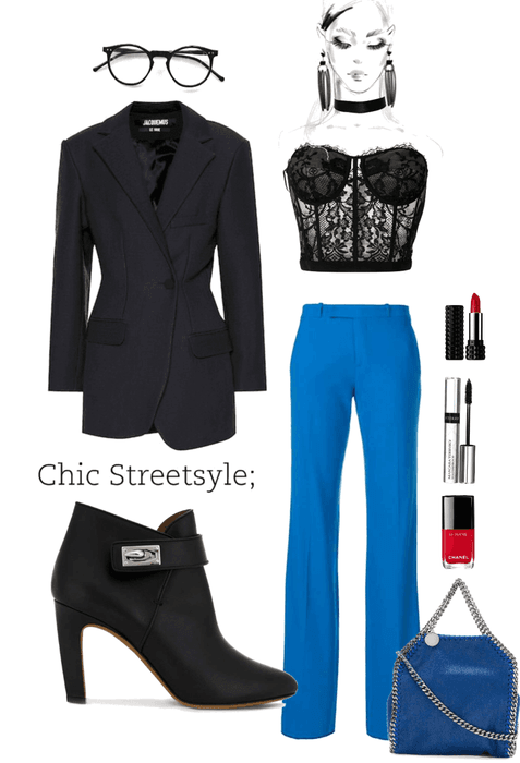 Black and Blue and Chic All Over