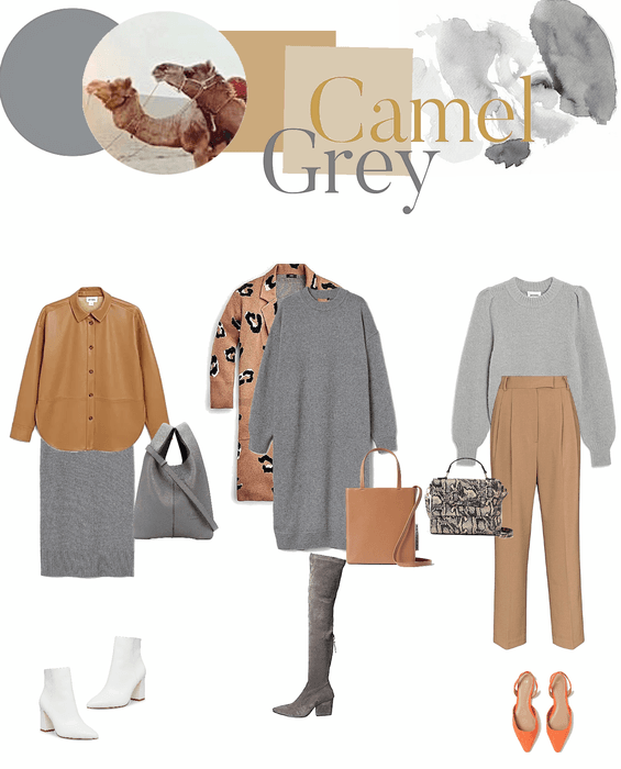 Camel + Grey