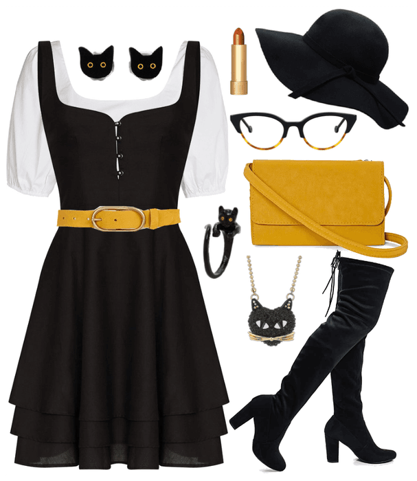 Casual Black and Gold