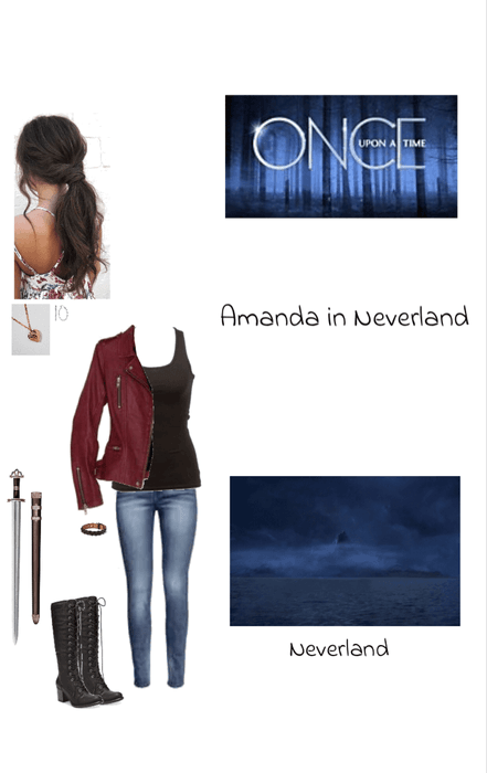 OUAT: Amanda Blanchard (Rose Red) in Neverland