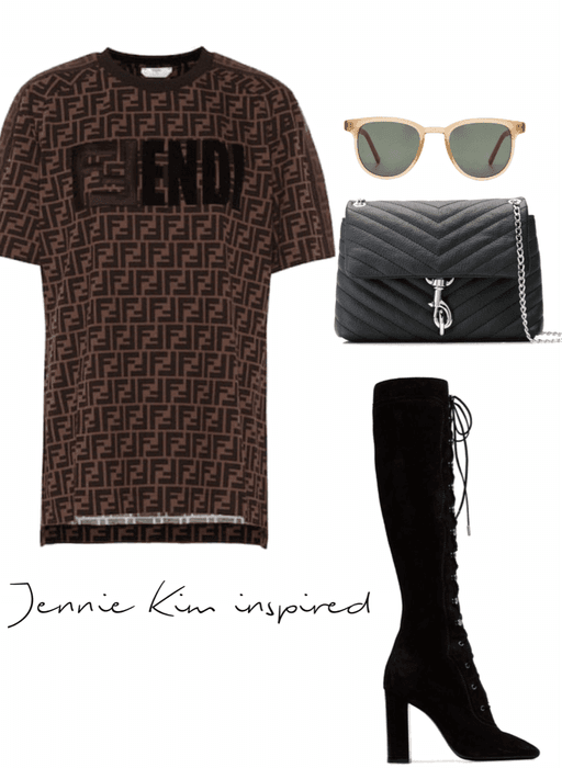 BLACKPINK- ‘JENNIE’ AIRPORT FENDI OUTFIT STYLE INSPIRED